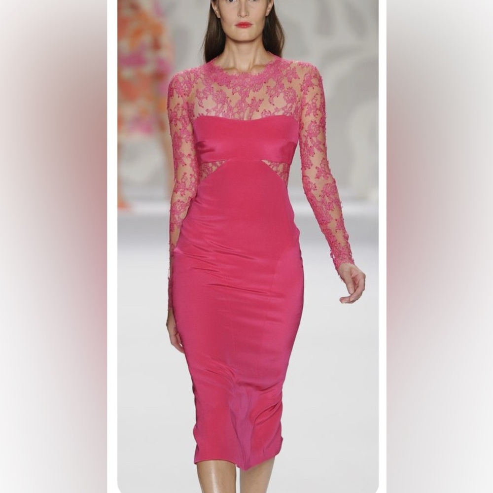 ❤️❤️ Monique Lhuillier
Silk Midi Length Dress❤️❤️